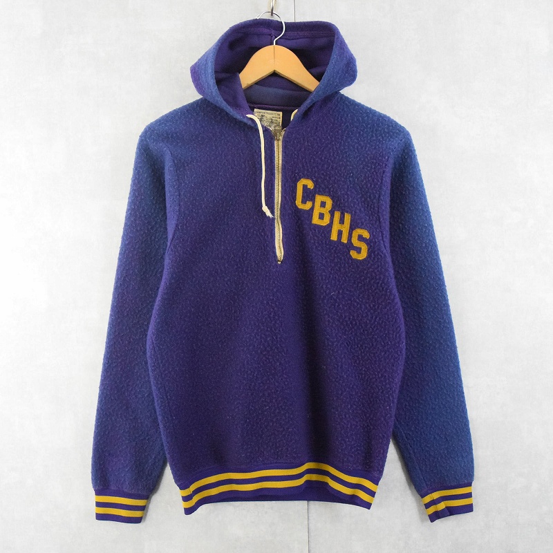 60s 60年代 チャンピオン プロダクツ 紺 ネイビー フェード フーディ