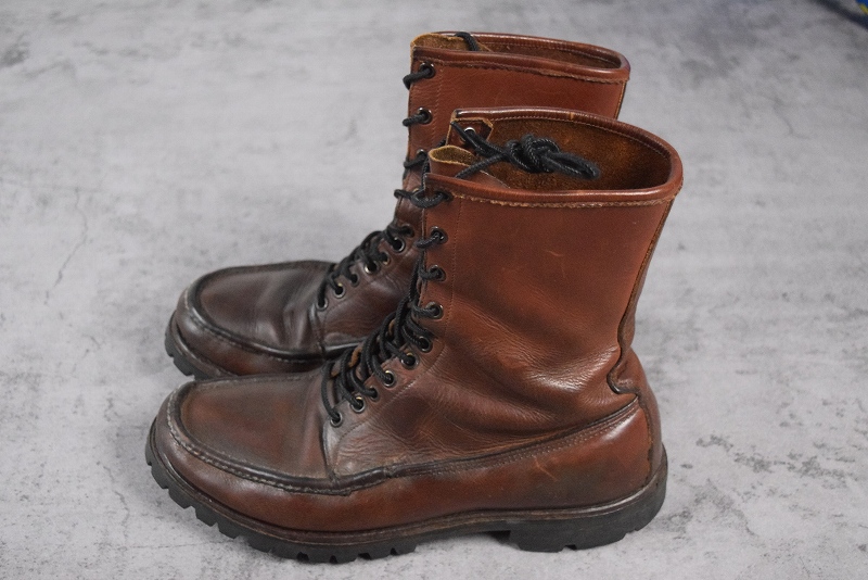 50s 50年代 ラッセルモカシン レザーブーツ レースアップ 革靴