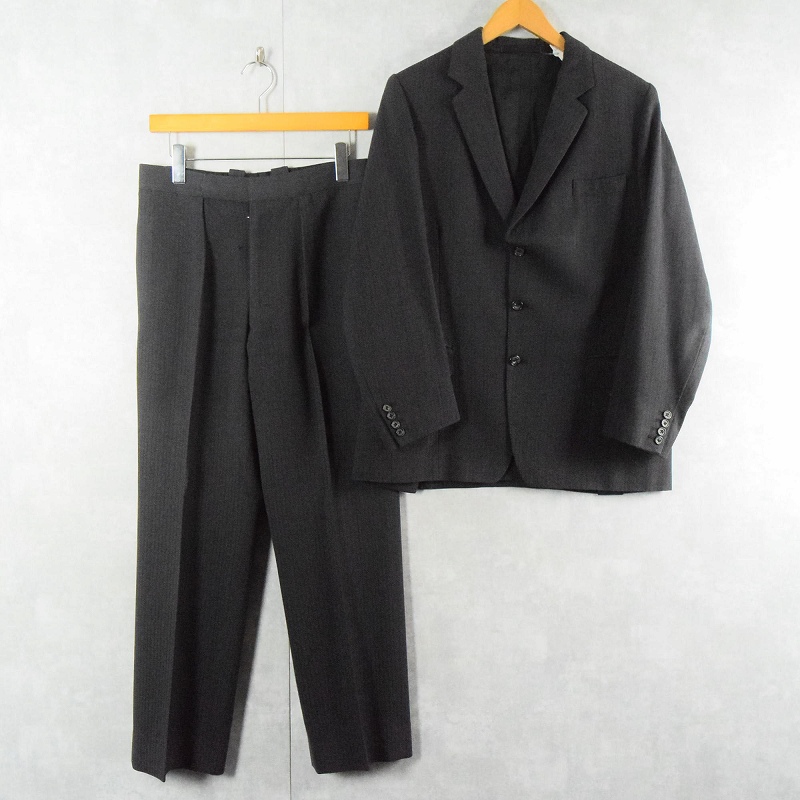 80s 80年代 セットアップ グレー スーツ パンツ| ビンテージ古着屋