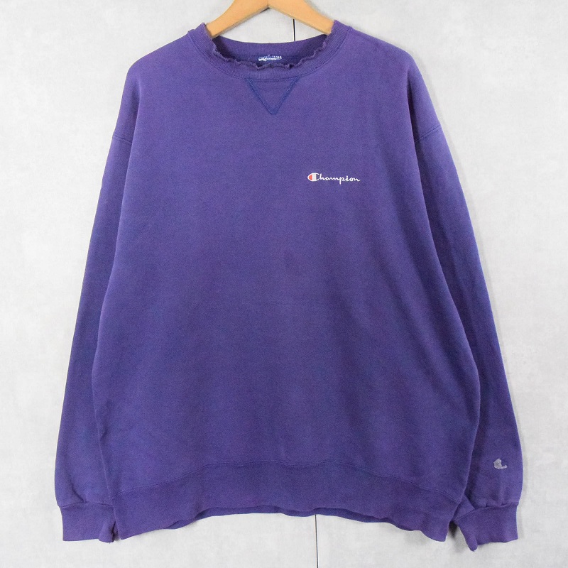 チャンピオン 紺 ネイビー ボロ 茄子紺│ヴィテージ古着屋Feeet 通販
