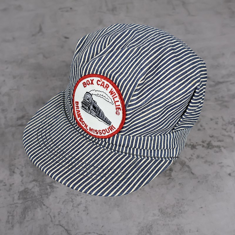 90s 90年代 80s 80年代 ヒッコリーストライプ デニム キャップ