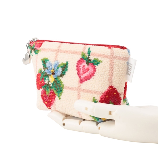 ストロベリーフィールドプティ ポーチ SFP-231037(アイボリー): FEILER