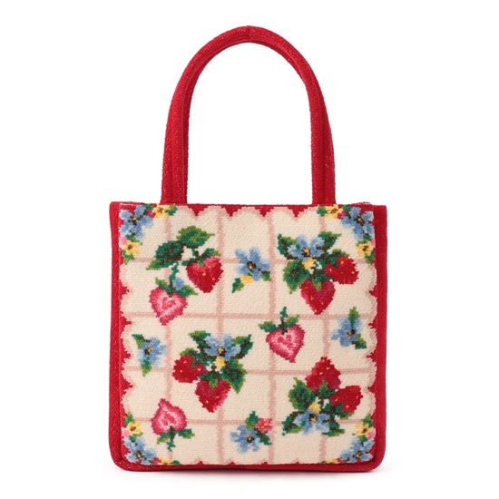 はーちゅー様限定】フェイラー イチゴ柄トートバッグ FEILER MAGAZINE