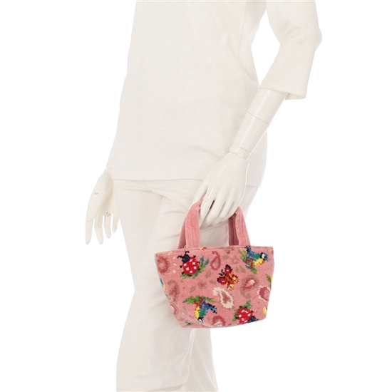 ハイジペイズリー ミニトート HPY-257018（WEB限定）(ピンク): FEILER