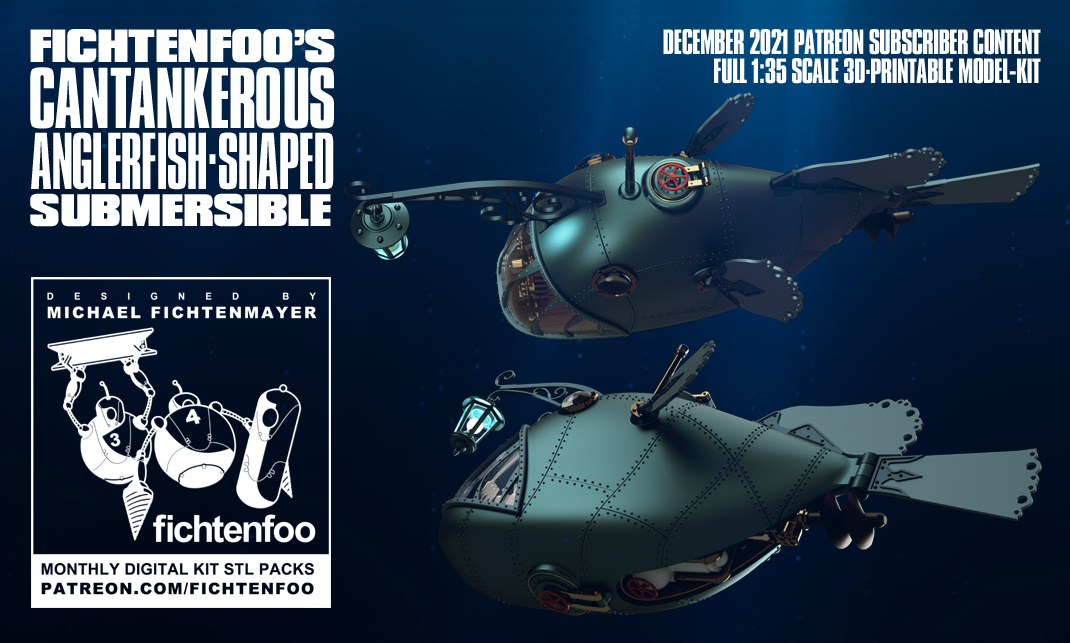 Digital Kit Design » FichtenFoo's Cantankerous Anglerfish-Shaped