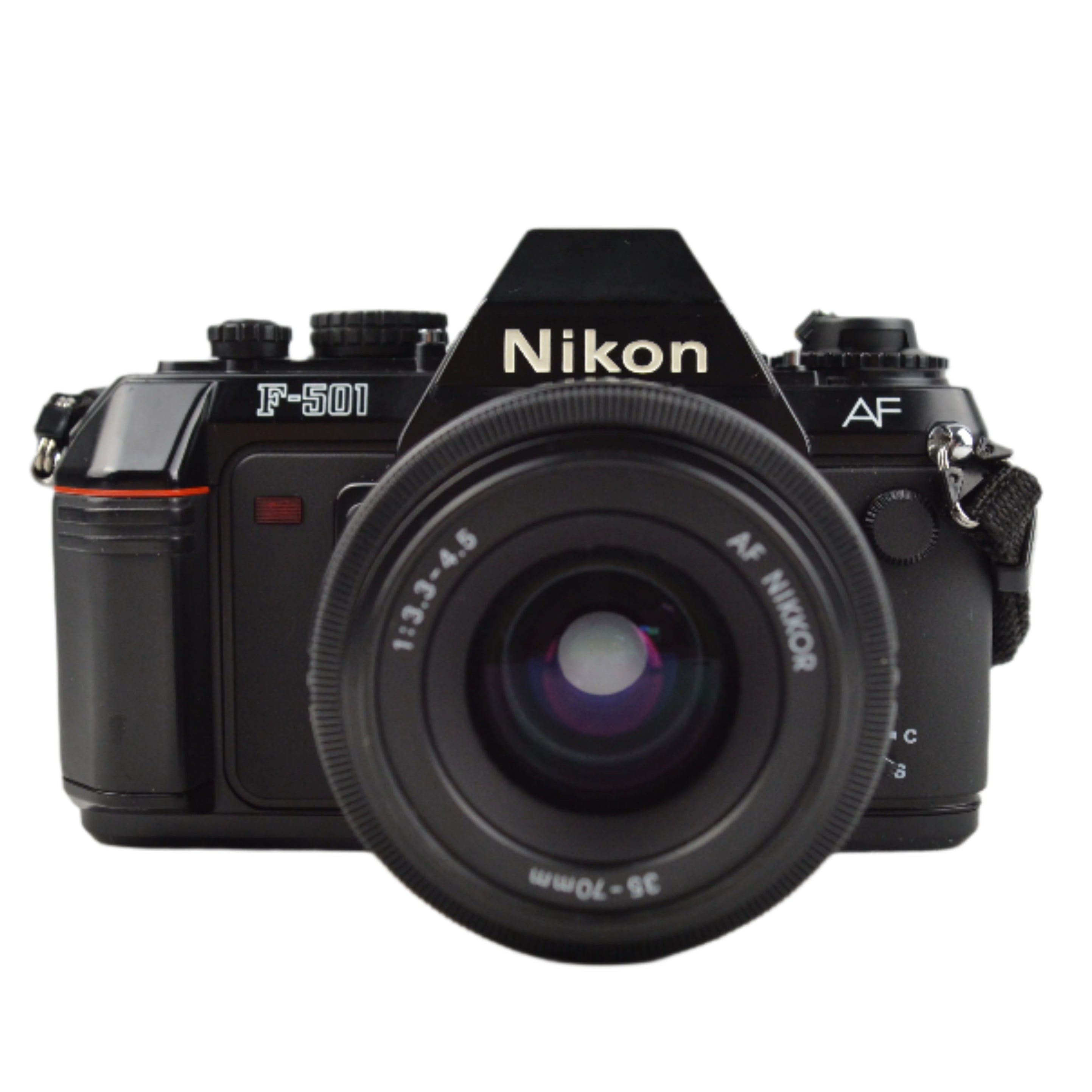 Nikon F-501 AF with Nikkor 35-70mm f3.3 Zoom Lens – Film Camera Store