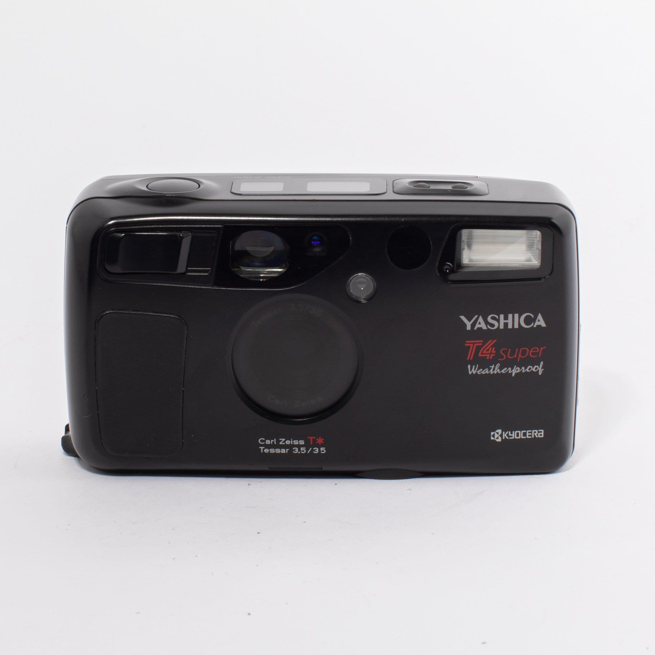 Yashica T4 Super - Black with Vintage Yashica Carrying Pouch