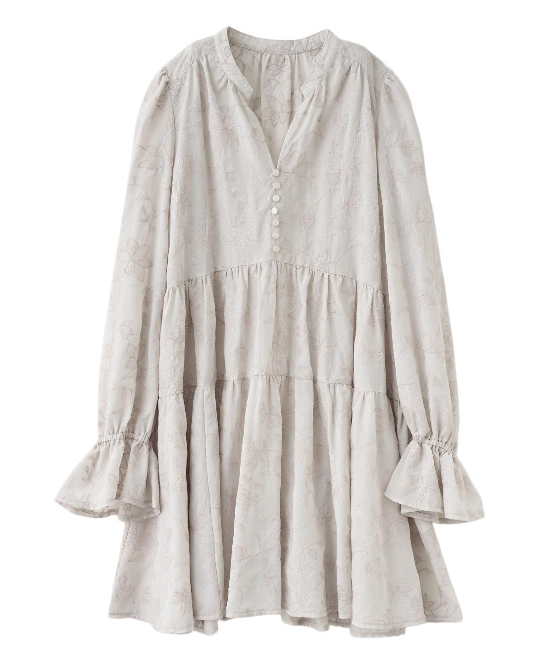 エンブロイダリーティアードミニワンピース｜PETAL ONLINE（ペタル