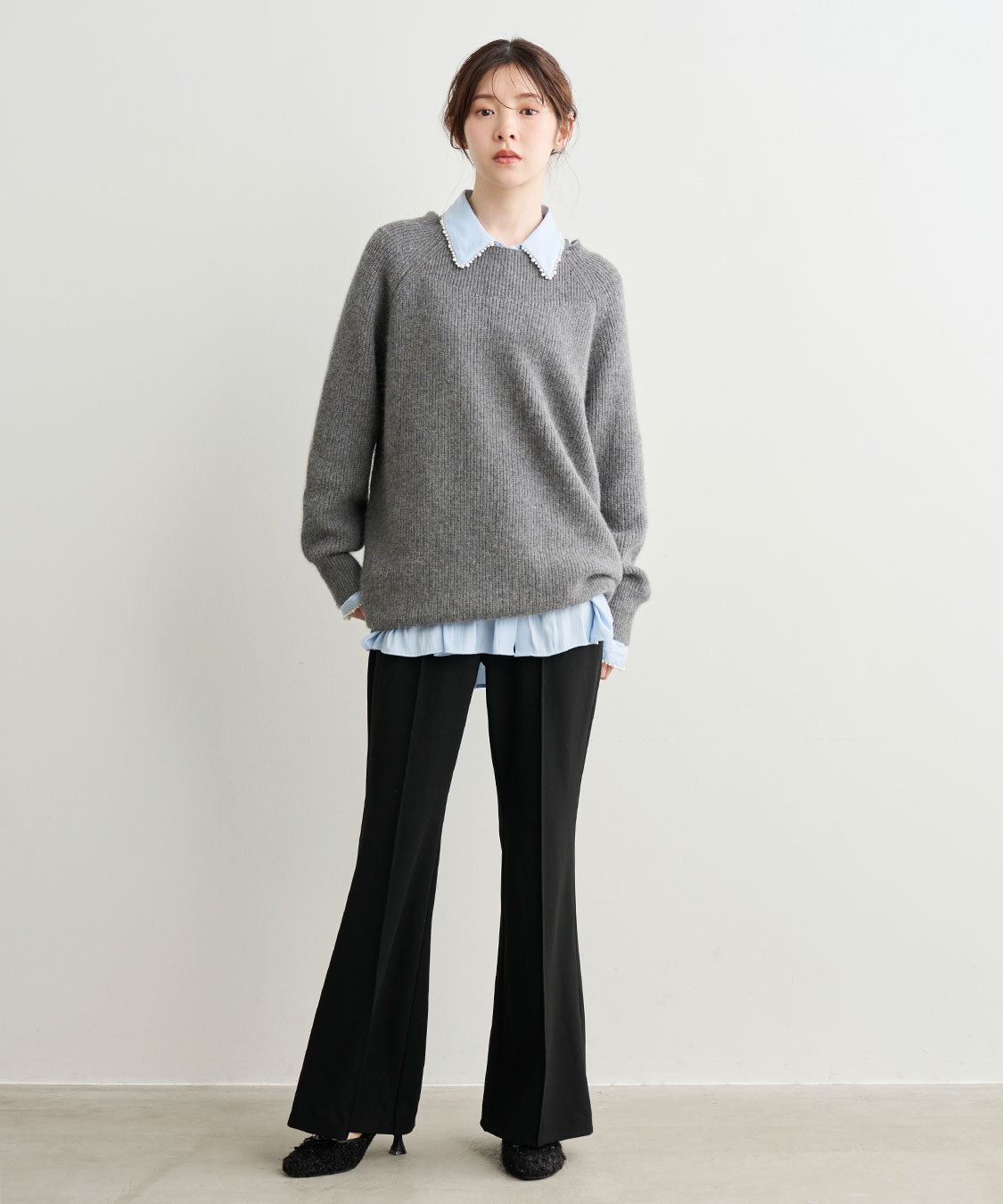 パールモチーフペプラムシャツ｜PETAL ONLINE（ペタルオンライン）