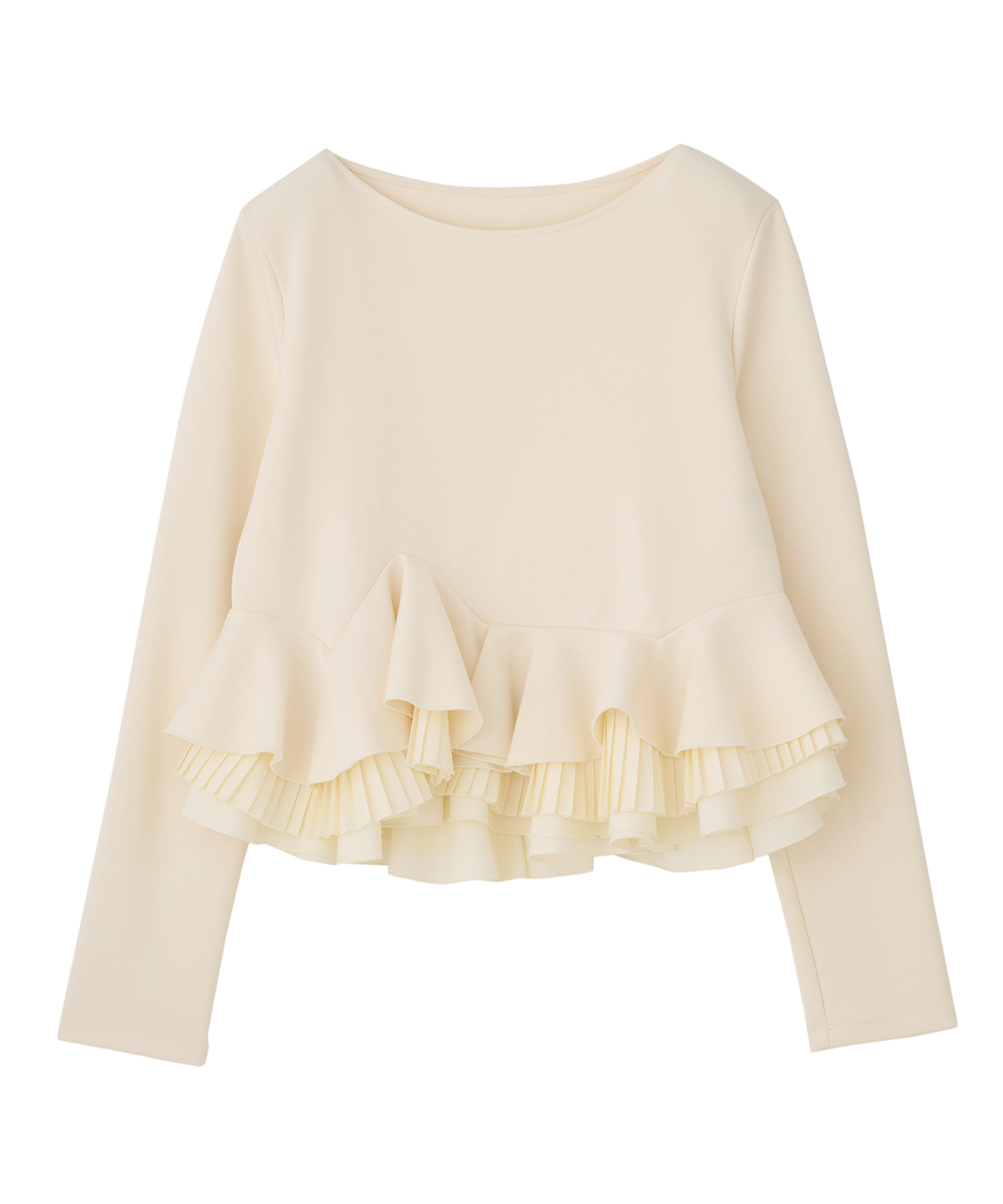 愛され名品】ランダムフリルペプラムトップス｜PETAL ONLINE（ペタル