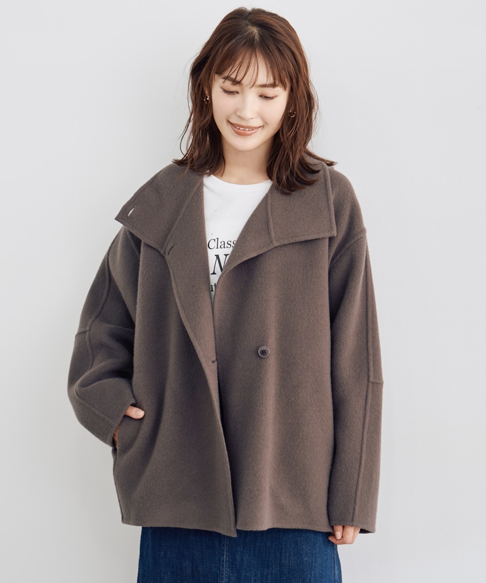 EC限定】スタンドリバーショートコート｜Stola.（ストラ）公式通販サイト