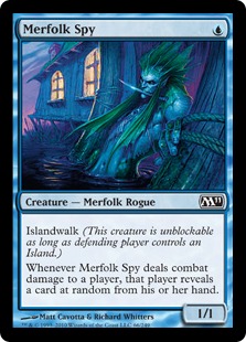 マーフォークのスパイ/Merfolk Spy》[M14] 青C | 日本最大級 MTG通販