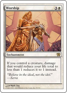 崇拝/Worship》[9ED] 白R | 日本最大級 MTG通販サイト「晴れる屋」