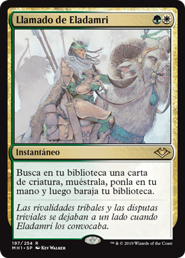 Foil】(197)《エラダムリーの呼び声/Eladamri's Call》[MH1] 金R