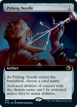 真髄の針/Pithing Needle》[RTR] 茶R | 日本最大級 MTG通販サイト