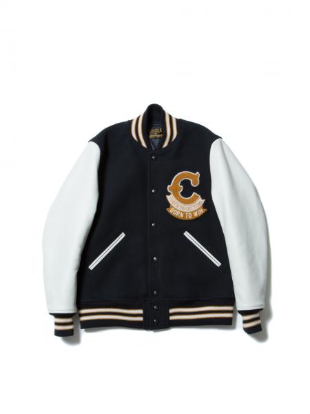 COOTIE 1st Place Jacket スタジャン 【Black×Ivory】 クーティ