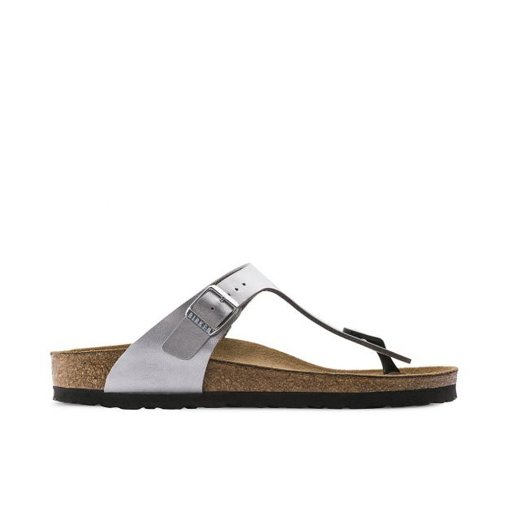 Birkenstock Gizeh Birko Flor - Silver