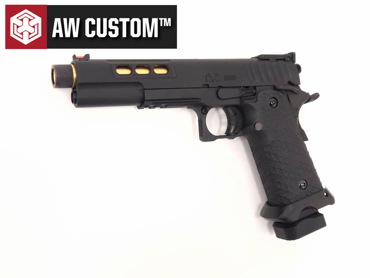 AW CUSTOM: ガスブローバックハンドガン本体 EMG/STI DVC 3-GUN 2011