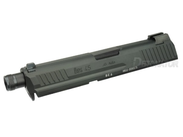 DETONATOR : HGスライド SL-HK04BK マルイHK45 Tactical スライド BKの