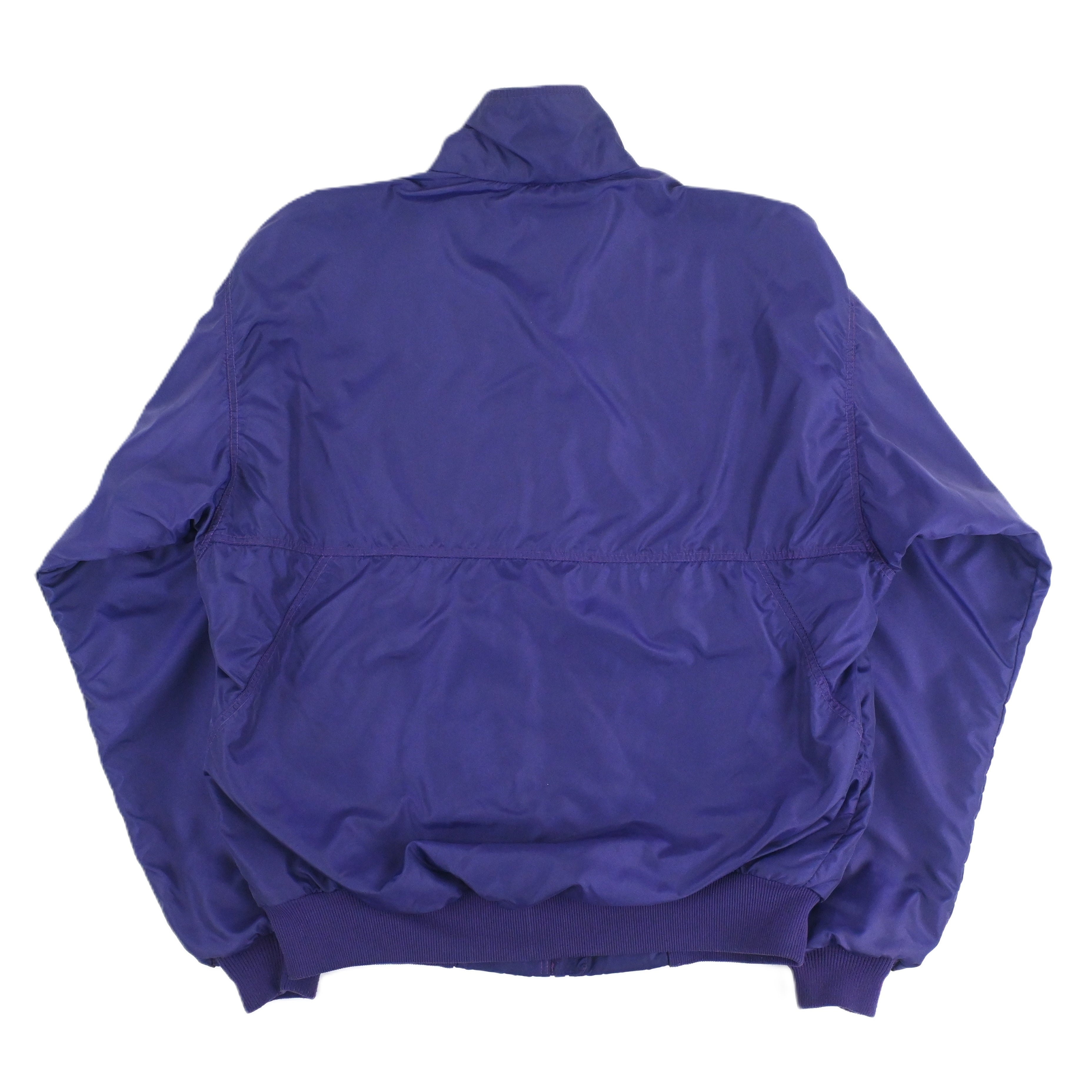 90 patagonia SHELLED CAPILENE JACKET SIZE M Eggplant/Navy