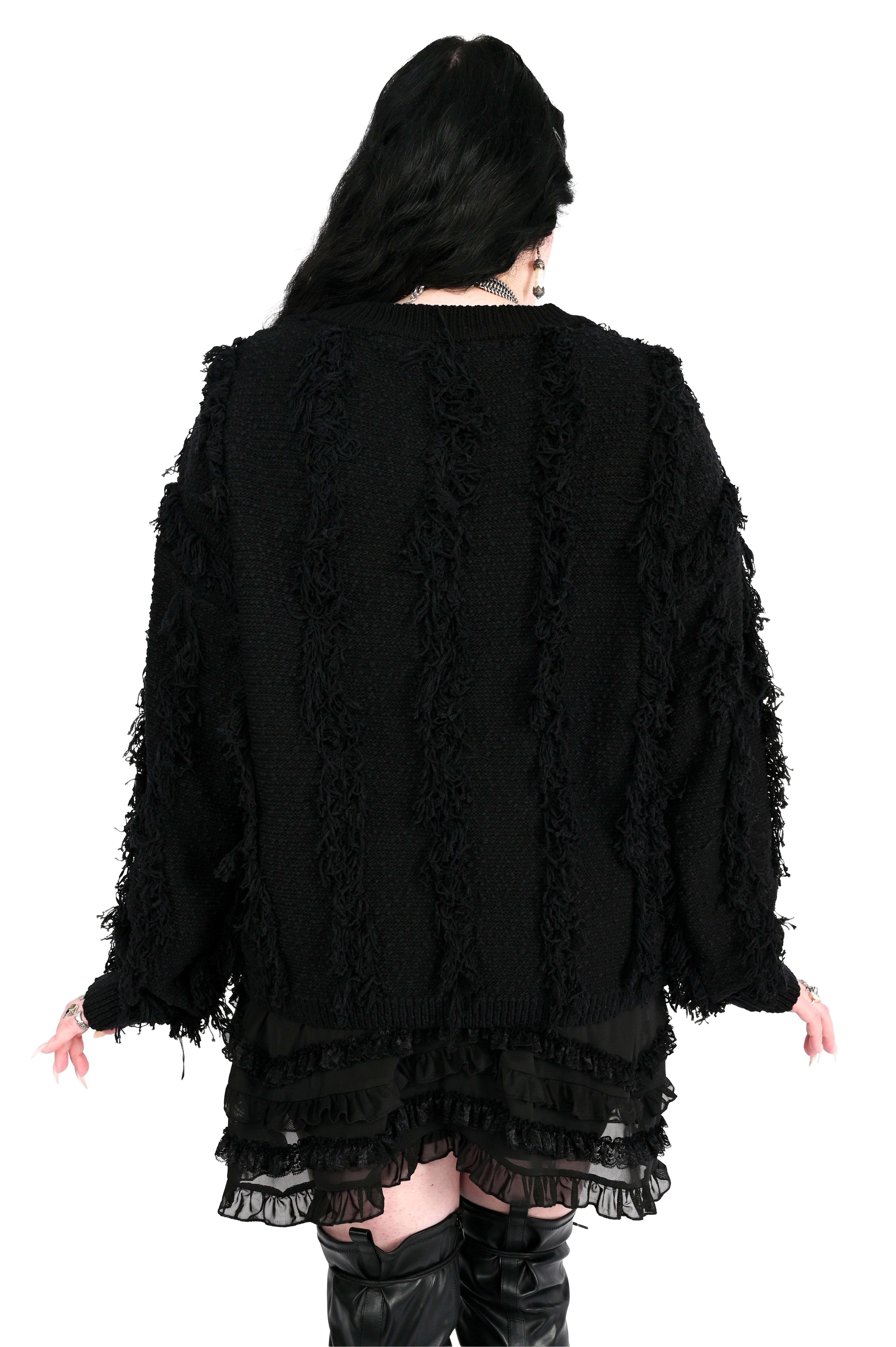 Josie Shaggy Cardigan – FOXBLOOD