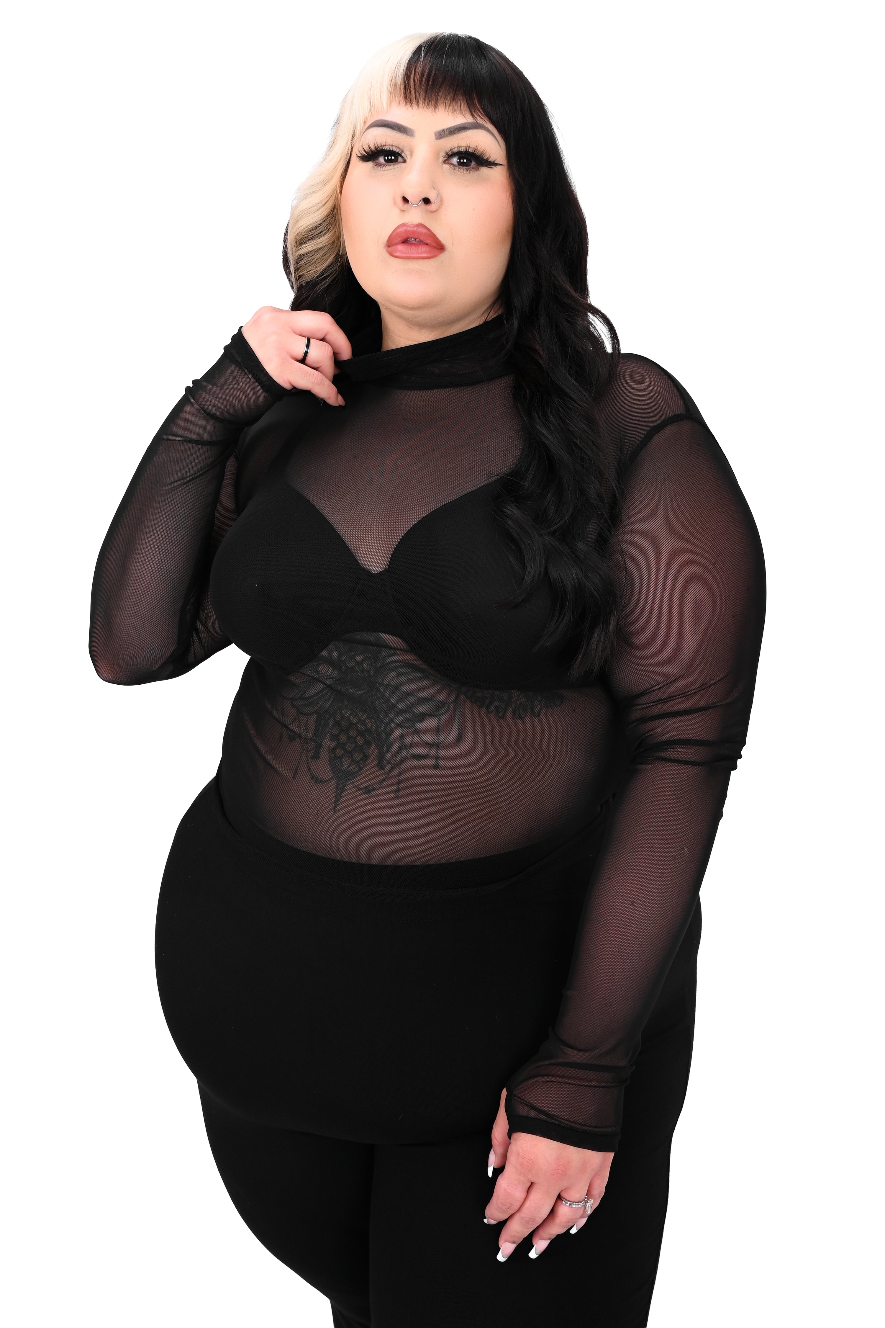 Signature Mesh Turtle Neck – FOXBLOOD