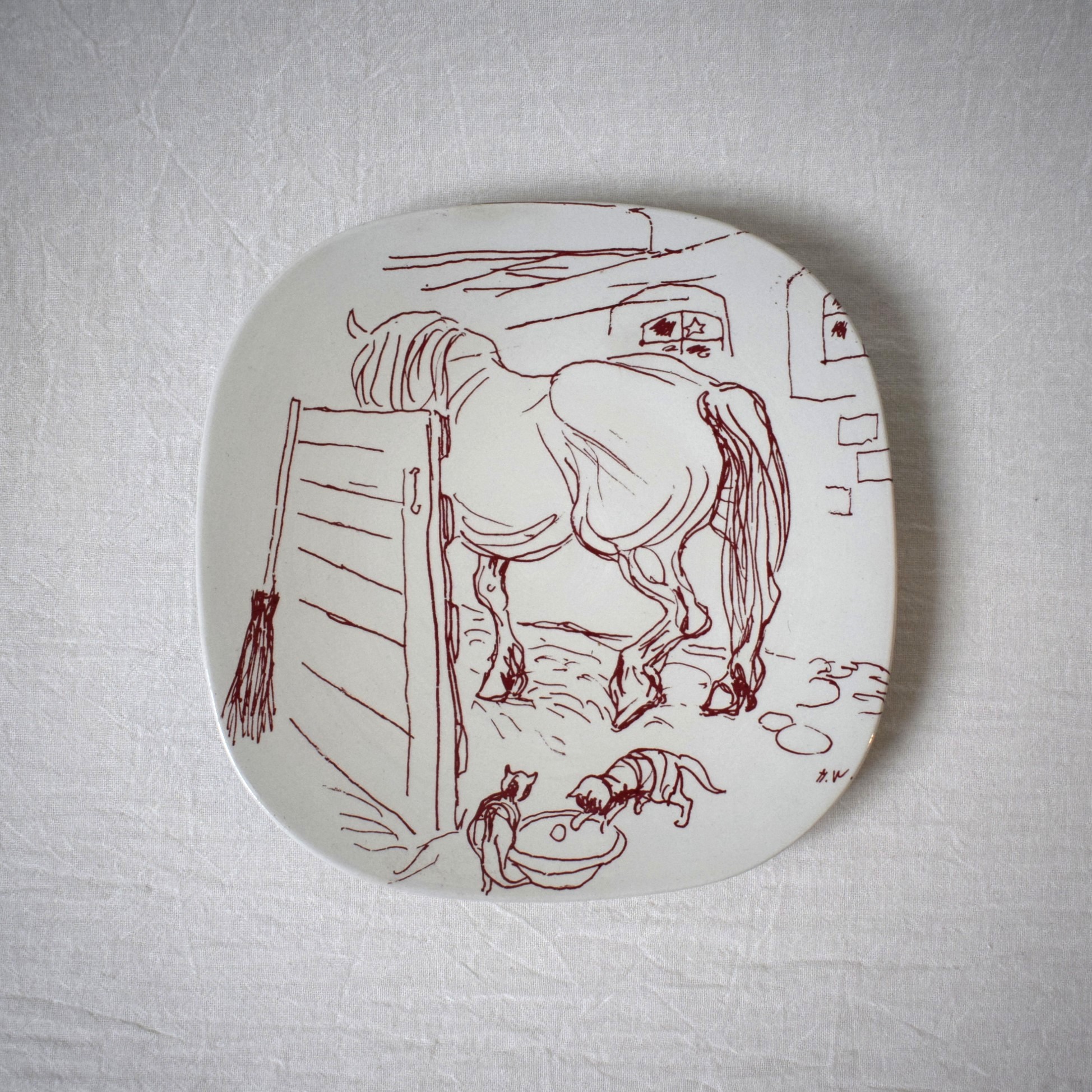 馬小屋の風景・1970年 / Holger Worm / Nymolle・二モール | florantik