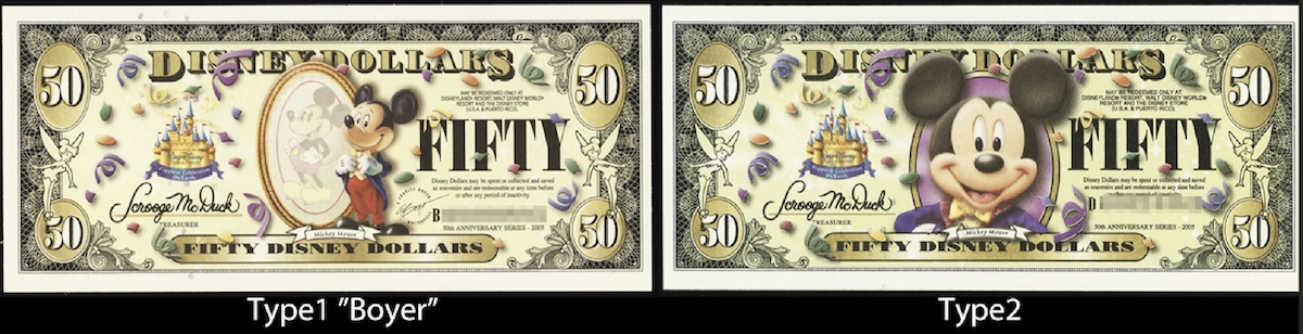 ディズニーダラー50ドル紙幣 – Flanel