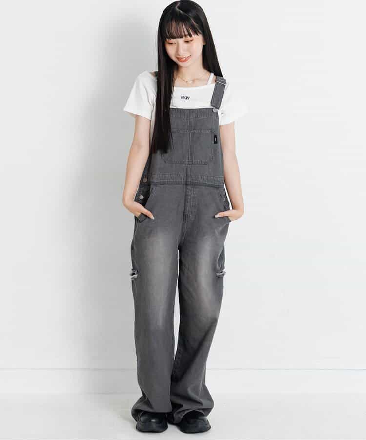 ☆SALE☆デニムサロペ（G419905）|algy（アルジー） 女の子（女の子
