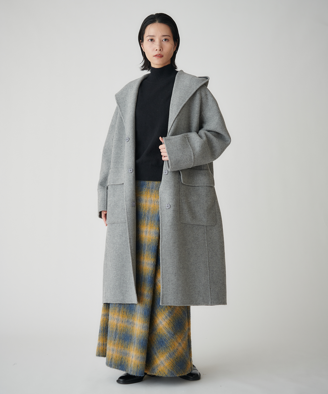 ウールフードコート – FACE SANS FARD