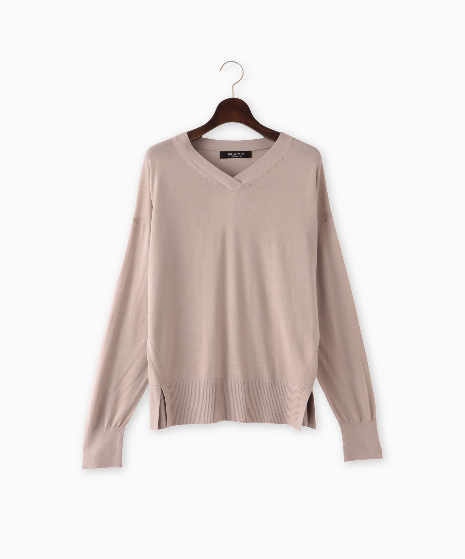 16GリブVネックニット – FACE SANS FARD