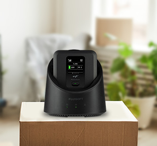 モバイルルーター +F FS040W + 専用ホームキット｜富士ソフト株式会社