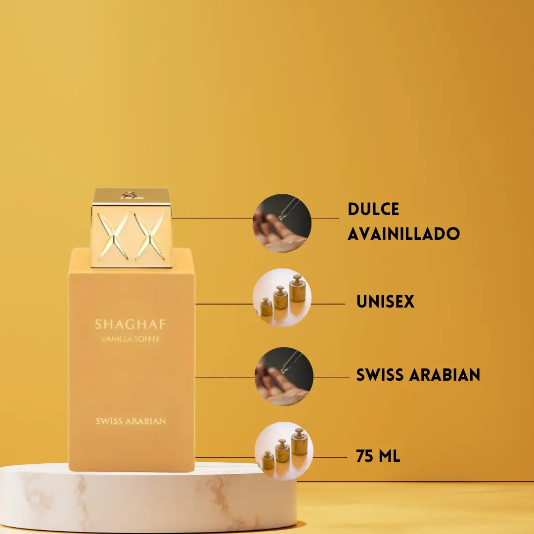 Swiss Arabian Vanilla Toffee 100ml - Sweet and Gourmet Unisex