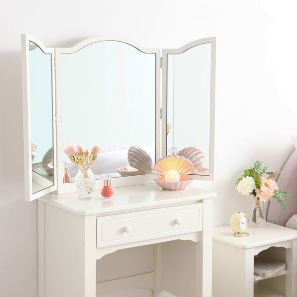 ミーオ ドレッサー ホワイト（W600～920×H1350） | Francfranc（フラン