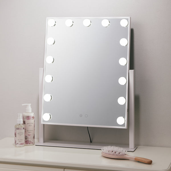 フッツェ ハリウッドミラー ラウンド L ホワイト