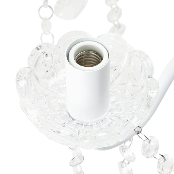 アントイン フロアシャンデリア 5灯 ホワイト | Francfranc（フラン