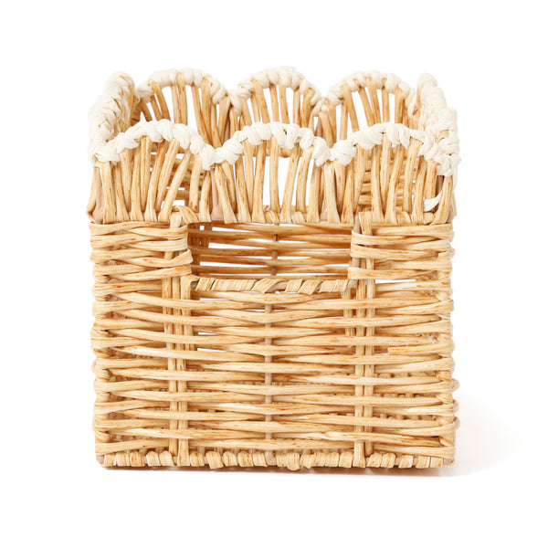 スカラップ 収納ボックス S ホワイト | Francfranc（フランフラン