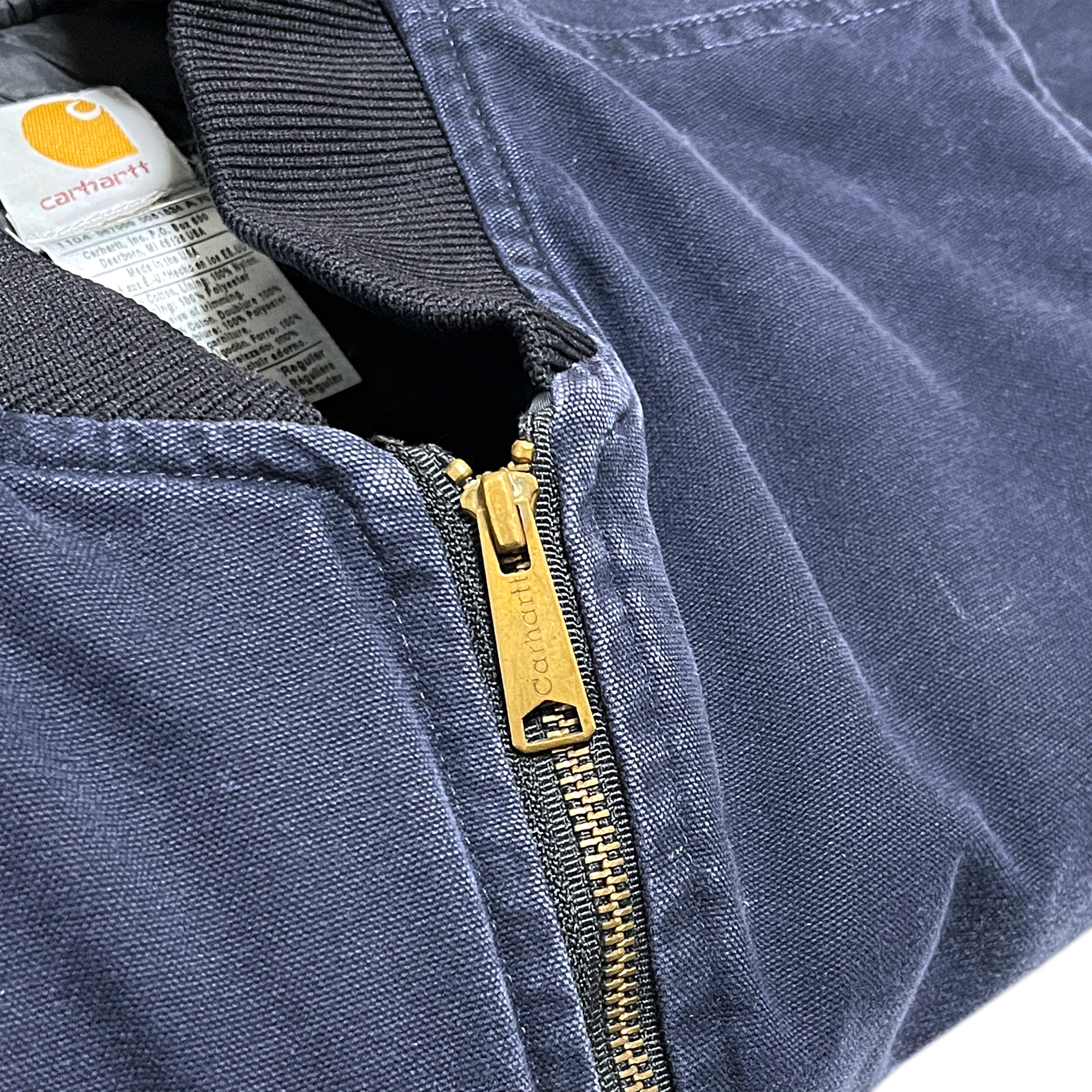 アメリカ製 Carhartt ダックベスト ネイビー Size (XXL) ビッグサイズ