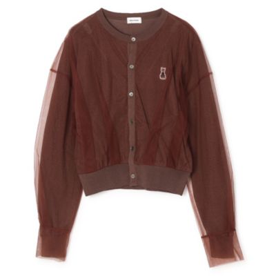 CHIKA KISADA(チカ キサダ)のチュールカーディガン通販 | 集英社HAPPY