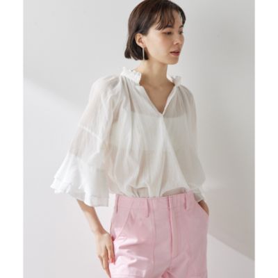 Whim Gazette(ウィム ガゼット)のフリルスリーブブラウス通販 | 集英社