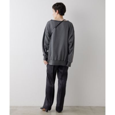 Whim Gazette(ウィム ガゼット)のピグメントロゴウラケプルオーバー