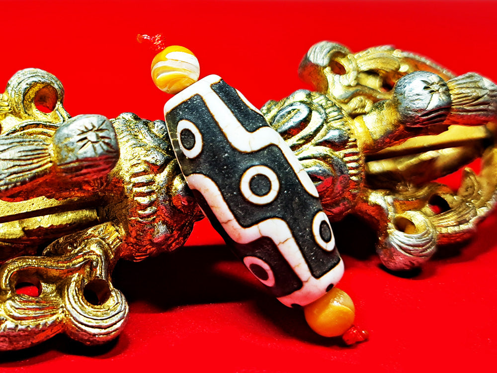 火供龍紋天珠・九眼天珠 – 天然石の店 ふうちゃん