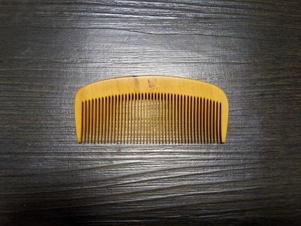 つげ櫛の櫛留商店 本つげ材とき櫛（細歯）袋付 ※約8.2cm | JTBの