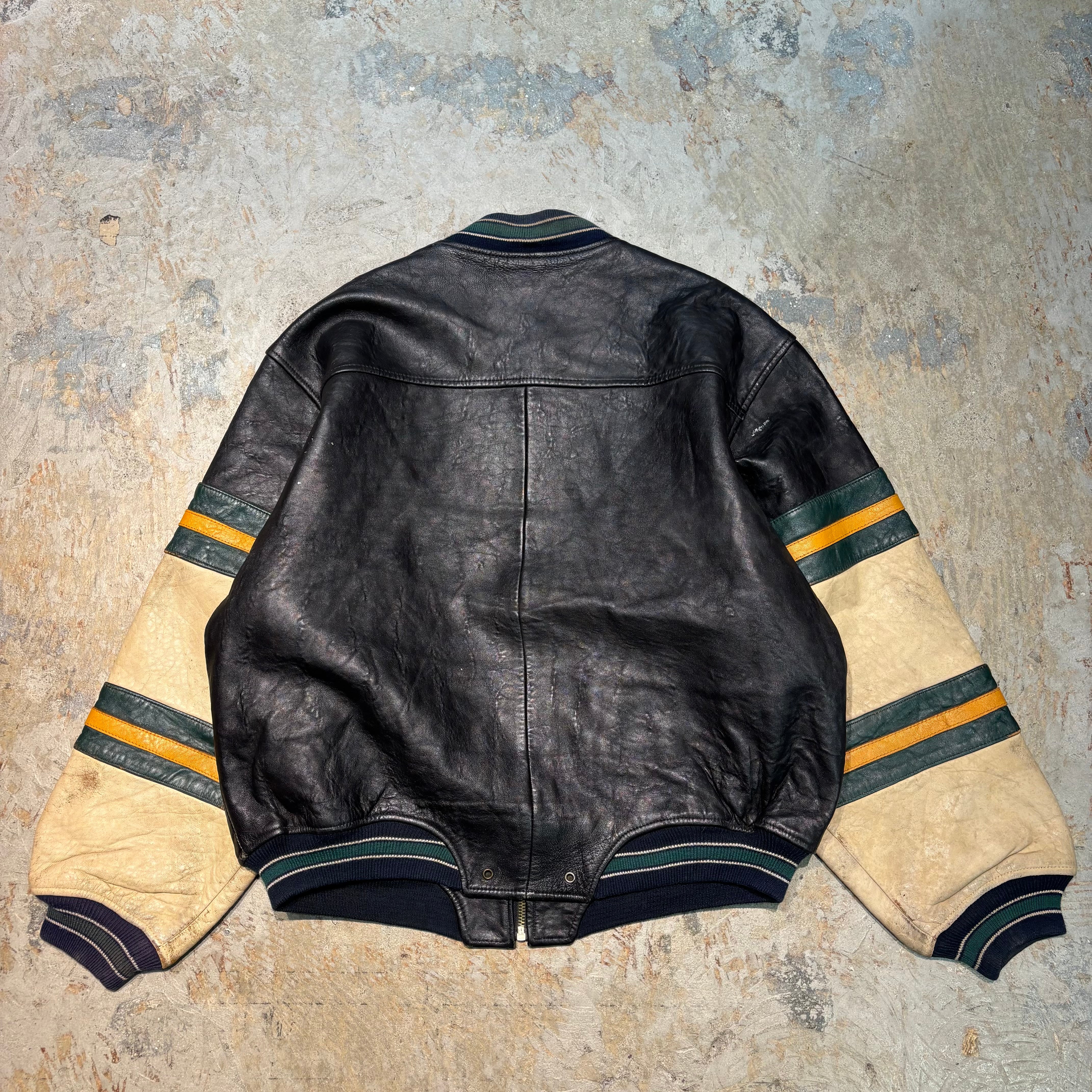 古着 AVIREX/ アヴィレックス/ レザースタジャン/ サイズM – 古着屋 MUJIN