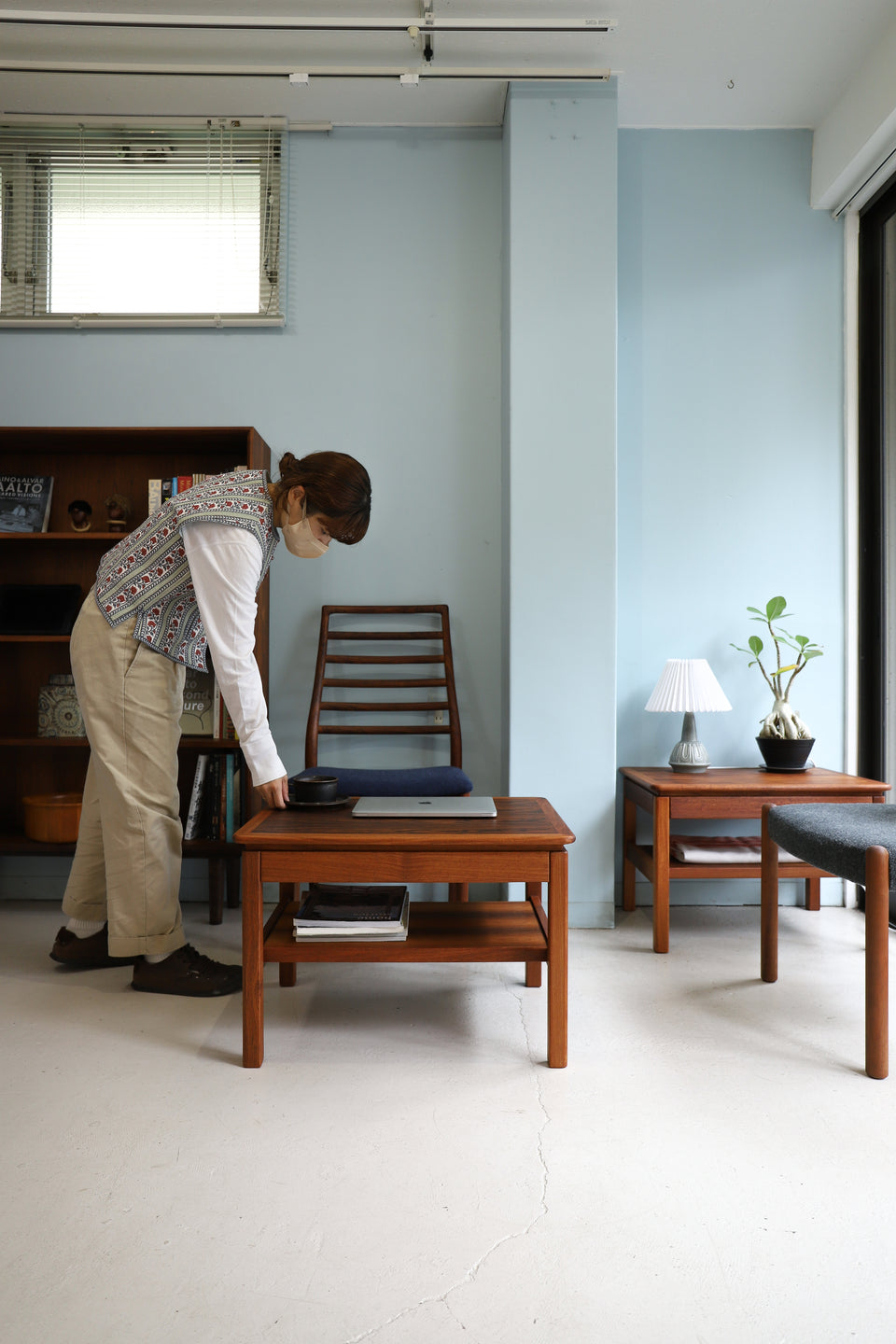 オールドマルニ サイドテーブル ジャパンヴィンテージ/Japanese