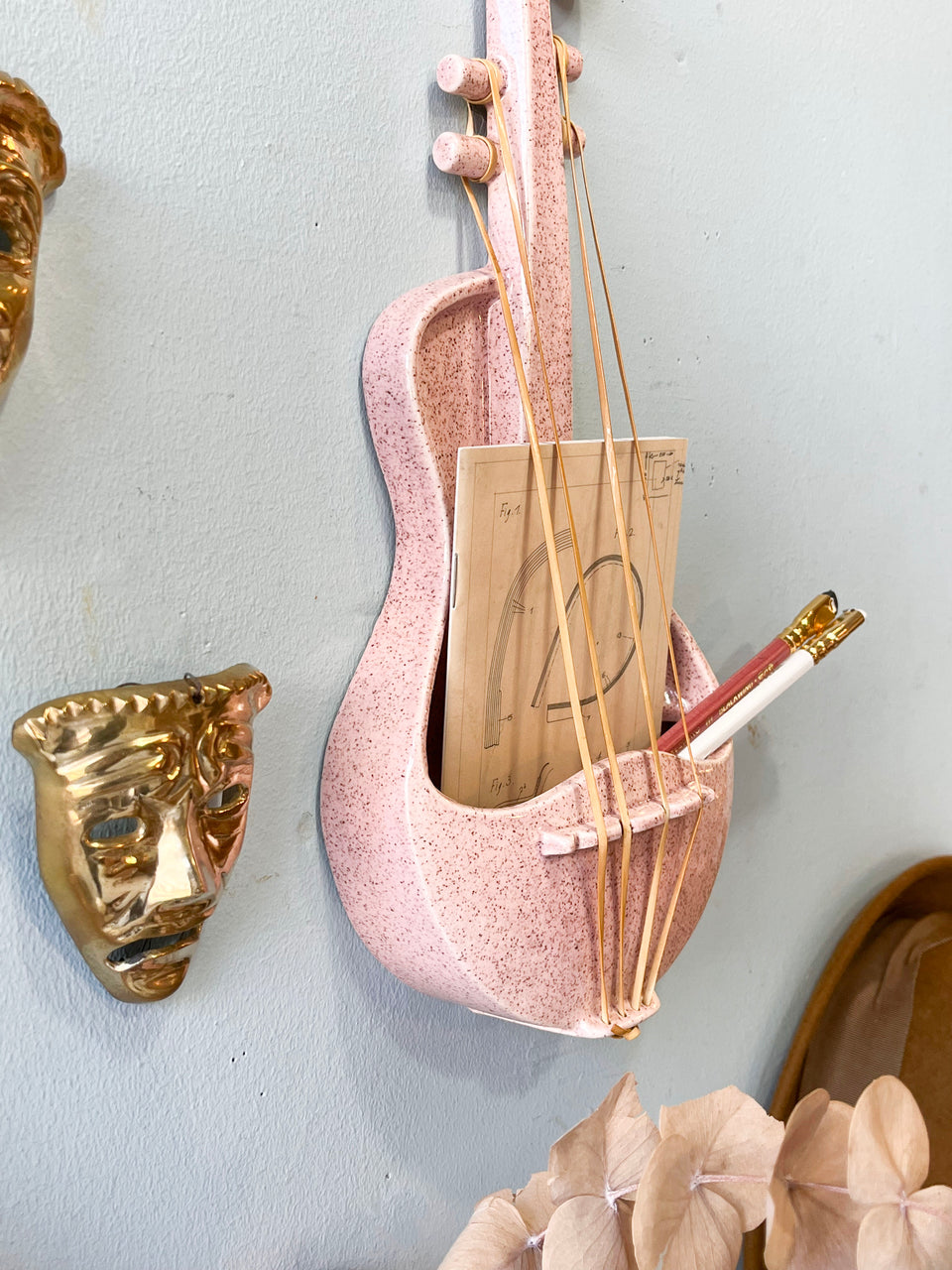 アメリカヴィンテージ レッドウィングポタリー バイオリンウォール