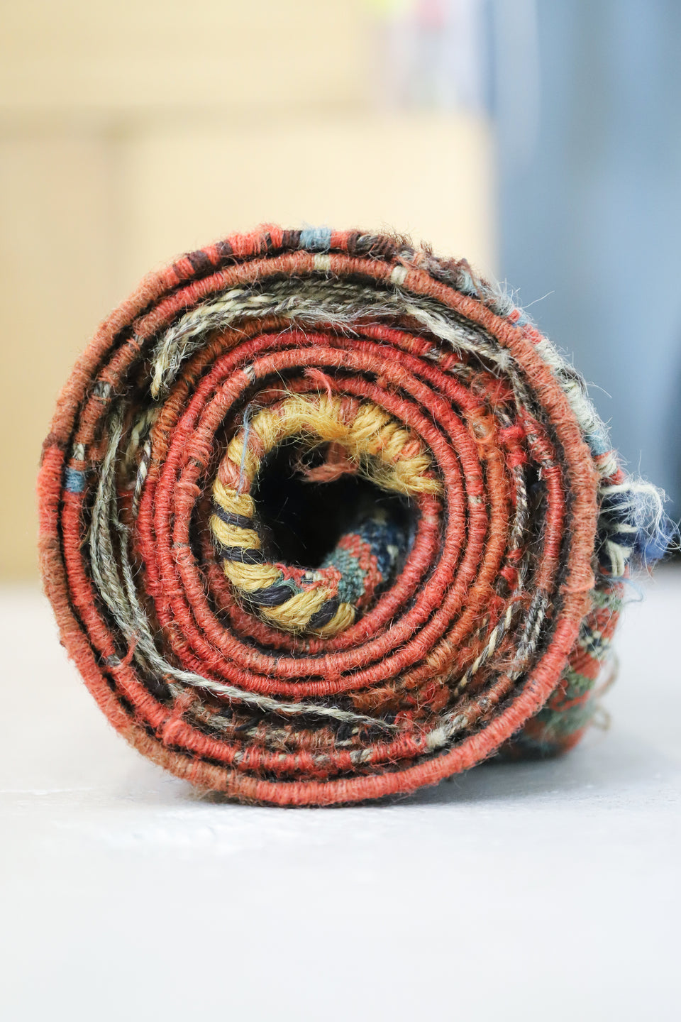 オールドキリム ペルシャ絨毯 ヴィンテージラグ カーペット 敷物/Old