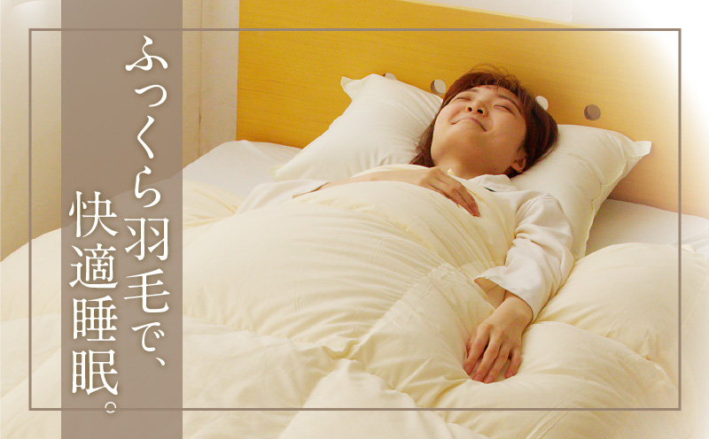 54新品未開封 羽毛布団 シングル 掛け布団 100％羽毛1.1kg 54新品未