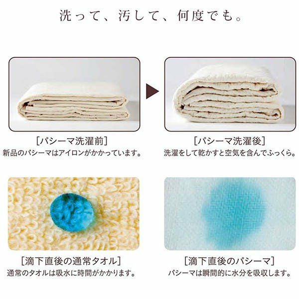 おまけ付き】pasima ガーゼ キルトケット シングル 145×240cm | ね
