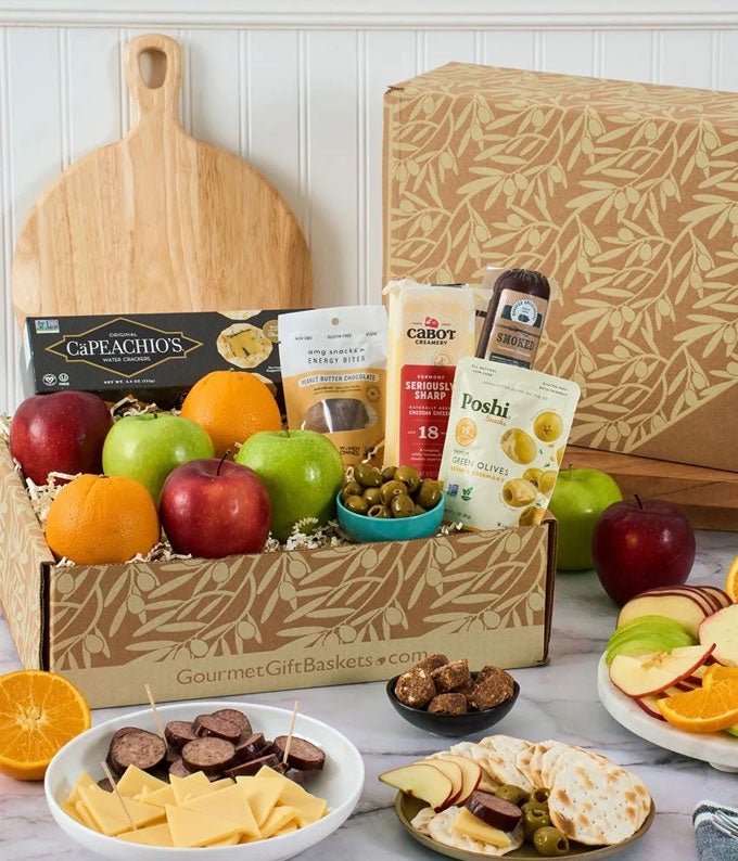 Nuts & Snack Mix Gift Tray at From You Flowers